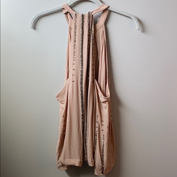 FREE PEOPLE Shimmer & Shine Crop Tank Top, Size L - Picture 10 of 13